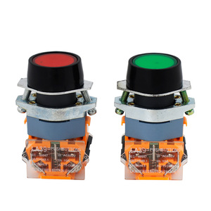 La39-11 <b>Push</b> <b>Button</b> <b>Switch</b> 1NO Screw Terminal Plastic 440V IP40 Mechanical Life 100000 Times - Product Image 2