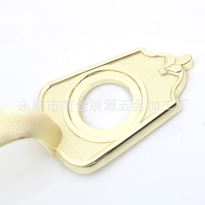 Furniture Handle Zinc Alloy Rectangle Minimalist <b>Cabinet</b> Drawer <b>Gold</b> Durable - Product Image 4