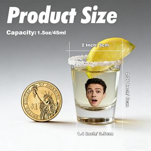 Vasos de chupito de whisky y tequila <span class=keywords><strong>personalizados</strong></span> con logo, para recuerdo de boda, base pesada, a granel, 1.5oz 2oz, mini - Product Image 4