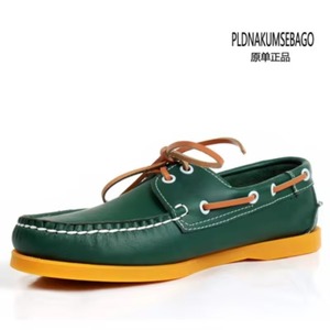 Chaussures bateau unisexes vintage à lacets, mocassins respirants en cuir véritable, chaussures de pont décontractées pour hommes et femmes - Product Image 6