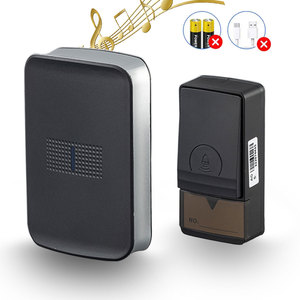 XINHUI-Timbre de puerta <span class=keywords><strong>con</strong></span> botón, timbre musical de acordes, cinético, sin batería, autoalimentado - Product Image 1