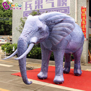 Özel şişme maskot hayvan modeli sirk sahne sahne sahne olay performansı için rulo ile dev şişme fil - Product Image 5
