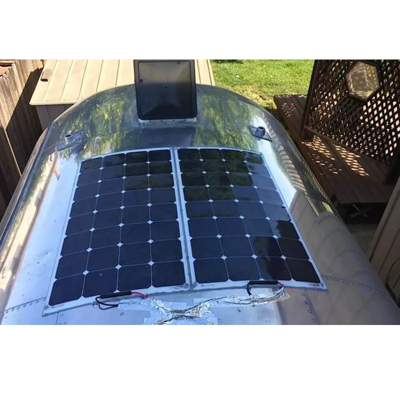 ESG أخف الوزن 100W 120W 150W 160W لوحة طاقة شمسية بيند مرنة الخلايا الشمسية الايثيلين لوحة شمسية أحادية لوحة طاقة شمسية