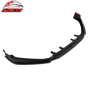 Lèvre de pare-chocs avant pour Honda Accord 2018-2021, style V5, spoiler noir mat en PP, diffuseur 3 pièces, protection de menton - Product Image 2