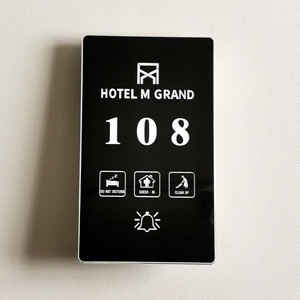 Hotel Modern Led Light Touching Do Not Disturb Switch Doorbell Sign Panel - Product Image 2