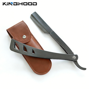 Professional Custom Mens <strong>Cut</strong> <strong>Throat</strong> Shaving Single Edge Blade Metal Handle Barber Straight <strong>razor</strong> With Replacement Blades - Product Image 1