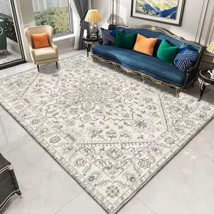 거실 침실 페르시아 보헤미안 깔개 Laiwu 카펫 얼룩 방지 카펫
