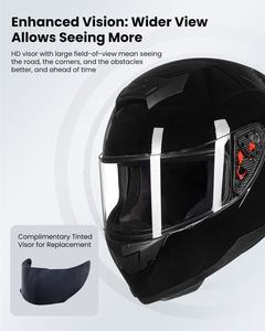 Meilleur <span class=keywords><strong>prix</strong></span>, nouveau casque de <span class=keywords><strong>moto</strong></span> intégral ILM avec fermeture à <span class=keywords><strong>d</strong></span>égagement rapide pour motocross, <span class=keywords><strong>moto</strong></span> de rue, certifié DOT, modèle-317 - Product Image 4