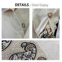 Ensemble deux pièces en coton et lin doux pour femme, haut à col rabattu avec imprimé paisley et pantalon ample à jambes larges, tenue de plage estivale