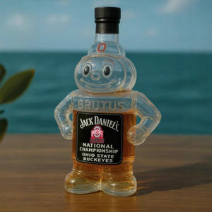 Botella <span class=keywords><strong>de</strong></span> whisky <span class=keywords><strong>de</strong></span> pato divertido Diseño clásico <span class=keywords><strong>Estación</strong></span> independiente Vidrio transparente para regalos <span class=keywords><strong>de</strong></span> negocios - Product Image 3