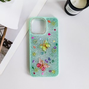 เคส TPU ลายผีเสื้อกากเพชรสุดหรูสำหรับ <span class=keywords><strong>iPhone</strong></span> 14 13 Pro พีซีวัสดุออกแบบโลโก้ได้ตามต้องการสำหรับเคส <span class=keywords><strong>iPhone</strong></span> - Product Image 5