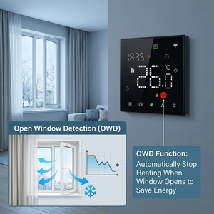 Fabricant chinois – Thermostat intelligent WiFi Tuya pour chauffage au sol, commande vocale, programmation hebdomadaire 5+1+1, idéal pour cuisine et hôtel – OEM/ODM à prix compétitif - Product Image 2