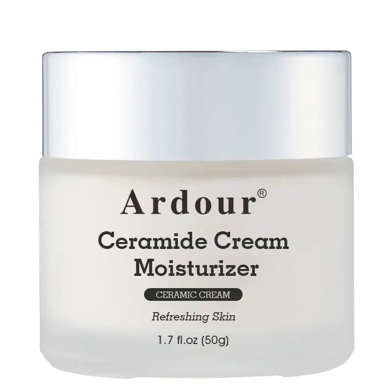 OEM feuchtigkeitsspendende Haut glatte Creme für strahlende Haut Sheabutter Centella Asiatica Extrakt Ceramide Creme feuchtigkeitscreme