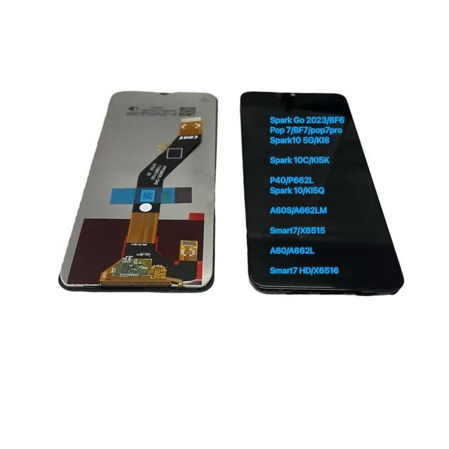 Original LCD Display for TECNO Itel Infinix Smartphones - Spark Go 2023, Pop 7, Spark 10 5G Smart 7 BF7 BF6