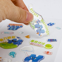 Lot de feuilles d'autocollants décoratifs en gel époxy de haute qualité pour coques de téléphone, formats A4, A5, A6 – Pack d'autocollants en résine époxy 3D bombés personnalisés