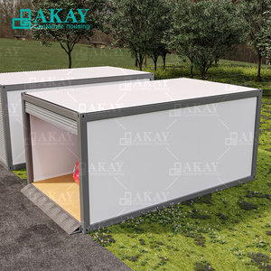 Akay 2025 Luxury Living Container House Nuevo diseño <span class=keywords><strong>de</strong></span> acero Prefab Home con función impermeable para cochera <span class=keywords><strong>Garaje</strong></span> o uso en el jardín - Product Image 4