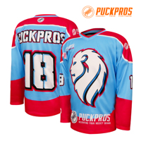 Maillot de Hockey Personnalisé à Motif Camouflage - Service OEM PUCKPROS - 100% Polyester - Impression par Transfert Thermique - Écologique - Séchage Rapide