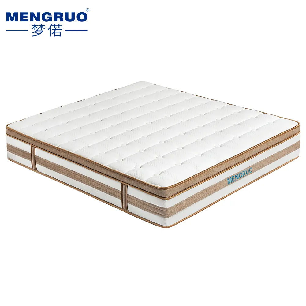 Wholesale good night hotel bedroom furniture comfortable queen king size memory foam pocket coil spring mattress