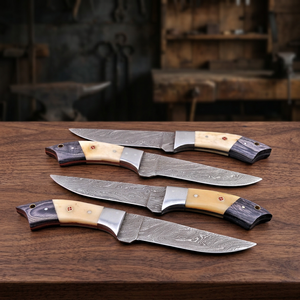 Premium Damascus Steel Chef <b>Knife</b> Set with Wood & Resin Handle Design for Home <b>Kitchen</b> Cooking Food Preparation Chef <b>Knife</b> Sets - Product Image 1