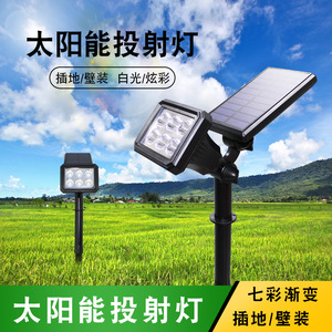Projecteur solaire extérieur pour pelouse A010, éclairage LED pour jardin, éclairage mural pour allée - Product Image 3