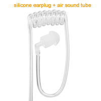 Écouteur à tube acoustique professionnel pour radio Motorola XPR APX, D-Sub 6 broches avec PTT, casque de sécurité (3.5G/4.0G/5.0G)