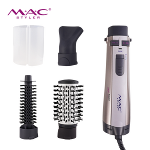 <span class=keywords><strong>Brosse</strong></span> à cheveux <span class=keywords><strong>rotative</strong></span> ionique en céramique MAC Electric 3 en 1, séchage automatique, bouclage, volumisation, <span class=keywords><strong>1000W</strong></span>, température multi-vitesses - Product Image 2