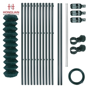2.438Mater cán hàng rào black.43 hàng rào 50m CuộN PVC tráng dây chuỗi liên kết hàng rào cho fecing trellis & Cổng - Product Image 2