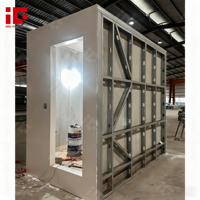 Cabines de salle de bain préfabriquées autonomes tout-en-un, en acier léger préfabriqué, unités de salle de bain portables, douche, toilettes, modules de salle de bain modulaires