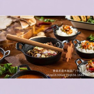 Wooden Pounder <b>Kitchen</b> <b>Gadget</b> Set For Garlic Crushing And Herb Processing Food Grade Manual <b>Tool</b> For Cooking And Spice - Product Image 3