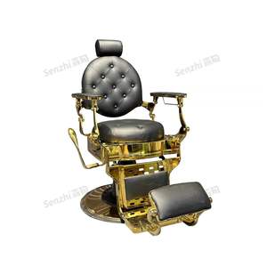 Vintage berber koltuğu lüks erkek berber Metal sandalye Takara Belmont Salon kuaför berber sandalyeleri - Product Image 6