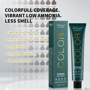 HANLI OEM Tinta per Capelli Permanente a Lunga Durata, Colorante <span class=keywords><strong>Naturale</strong></span> Personalizzato, Crema Colorante <span class=keywords><strong>Senza</strong></span> <span class=keywords><strong>Ammoniaca</strong></span> - Product Image 1