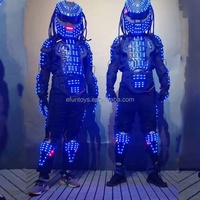 Efun MOQ 1 PCS Fournitures pour soirées en boîte de nuit, vêtements de cosplay, costumes de robot lumineux à LED pour spectacles sur scène