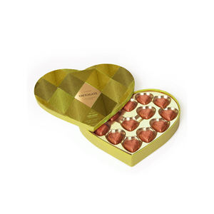 หรูหราการพิมพ์<span class=keywords><strong>วัน</strong></span><span class=keywords><strong>เกิด</strong></span>งานแต่งงานกระดาษแปลกใจกระดาษแข็งหัวใจช็อคโกแลตกล่องของขวัญ - Product Image 1