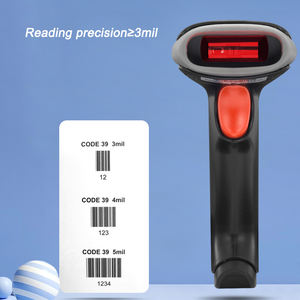 Lector de código de barras USB inalámbrico impreso Digital 1D escaneo de código de barras CCD escáner de código de barras de mano pistola para tiendas - Product Image 3