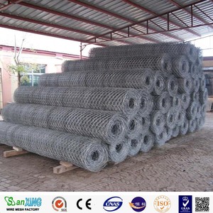 กล่องตาข่ายเหล็กชุบสังกะสีขนาด 1x1x1 เมตร แบบหกเหลี่ยม สำหรับจัดสวน - Product Image 2