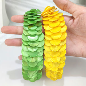 गर्म बिकने वाली हैवीयन मां मोती हार हाथ से बना तार बहु-रंग का खोल उपहार - Product Image 3