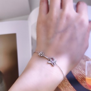 Collier et bracelet signes du zodiaque cheval en cristal 9 Fine 8,5*7,5 mm, ensemble de bijoux en argent sterling 925 pour femmes - Product Image 4