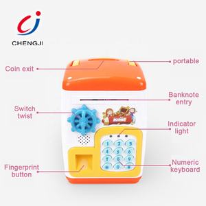 Juguete Multifuncional para Ahorrar Dinero, Cajero Automático de Juguete, Juguete de Plástico Seguro para Niños, Cajero Automático con Contraseña, Alcancía - Product Image 3