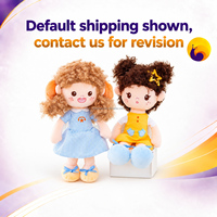 Poupée en peluche personnalisée pour fille, avec robe tendance, jouet doux, fabrication OEM ODM, vente en gros, cadeau pour enfants, fabricant de poupées en peluche