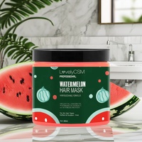 Vente de gros Shampooing lissant anti-frisottis, melon d'eau, arbre à thé, masque capillaire nourrissant aux fruits, anti-chute et anti-pelliculaire
