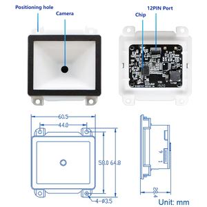 Escáner de Código de Barras QR RFID Integrado, Lector de Códigos para Máquinas Expendedoras POS, Sensor CMOS, Interfaz USB/RS232, Escáner de Código de Barras 2D - Product Image 3