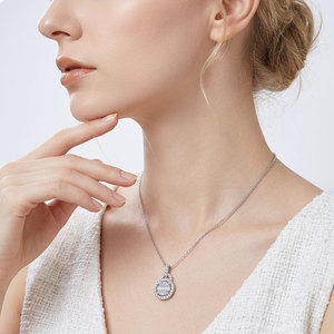 สร้อยคอเพชรธรรมชาติแท้สีทอง18K - Product Image 2
