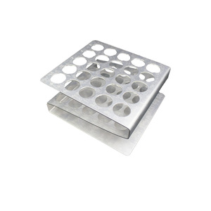 ชั้นวางหลอดทดลองสแตนเลส 24 หลุม อุปกรณ์สำหรับห้องปฏิบัติการ - Product Image 6