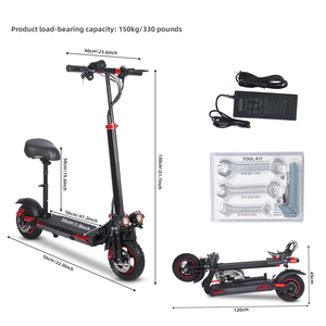 Scooter Eléctrico de Dos Ruedas de Alta Calidad, Resistente al Agua, con Capacidad de Carga de 120 kg, con Asiento, Batería de 18ah, Modelo J11MAX, Disponible en EE. UU. y la UE - Product Image 6
