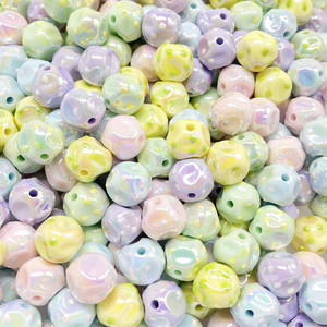 Belle vague goutte huile météorite perles bricolage té<span class=keywords><strong>l</strong></span>éphone portable chaîne perle matériel acrylique perles en vrac - Product Image 1