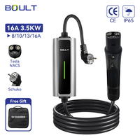 Station de recharge pour voiture électrique 3,5 kW / 7 kW AC 32A Réglable EVSE Chargeur portable pour véhicule électrique avec type 2 pour BYD