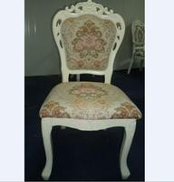 Chaise de salle à manger/banquet en bois massif, style français brillant, garantie 8 ans, pour salon/appartement, MOQ 1, dernière collection