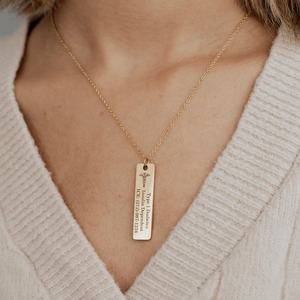 Collar con Placa de Identificación Médica Personalizada, Collar de Alerta Médica para Diabetes, Autismo, Joyería con Etiqueta Personalizable - Product Image 5