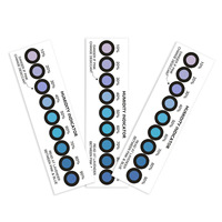 9-Level (10%-90%) Humidity Indicator Card Eco-friendly Color-Changing Label for PCB Industry & Electronic Components