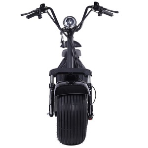 Scooter eléctrico X7 Harley con capacidad de carga de 160 kg, motor sin escobillas, neumático ancho, asiento para adultos, vehículo de movilidad unisex. - Product Image 4